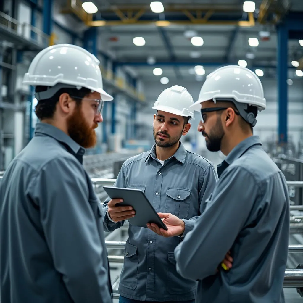 Visita a cliente industrial